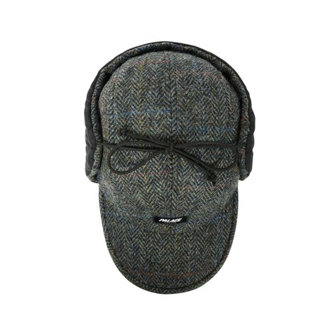 Palace HARRIS TWEED EARFLAP 4-PANEL GREY - Colorway