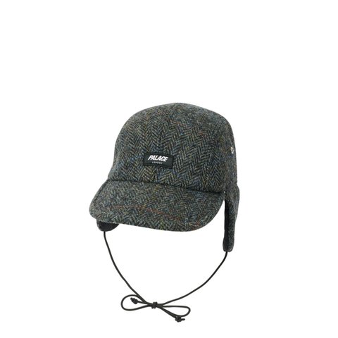 Palace HARRIS TWEED EARFLAP 4-PANEL GREY - Colorway