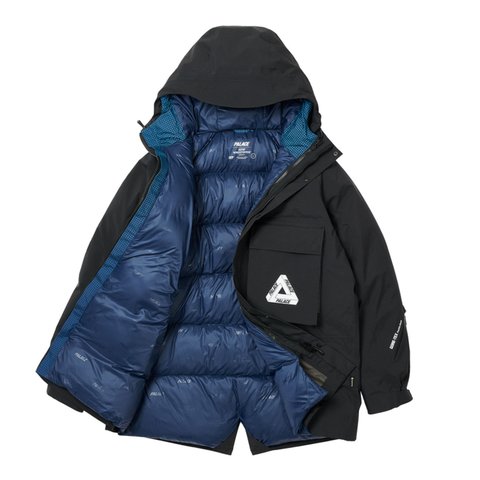 Palace OPTICAL 2-IN-1 GORE-TEX PARKA BLACK / OPTICAL BLUE - Colorway