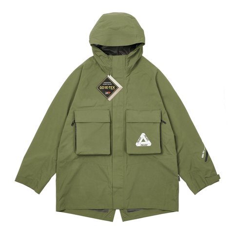 Palace OPTICAL 2-IN-1 GORE-TEX PARKA OLIVE / OPTICAL GREEN - Colorway