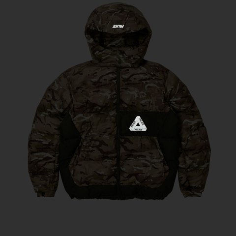 Palace PALACE GORE-TEX INFINIUM PUFFA GREEN CAMO - Colorway