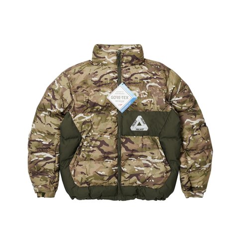 Palace PALACE GORE-TEX INFINIUM PUFFA GREEN CAMO - Colorway