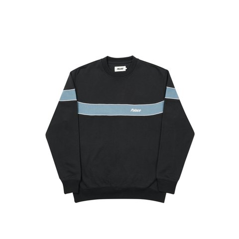 Palace SINGLE CREW BLACK - Colorway