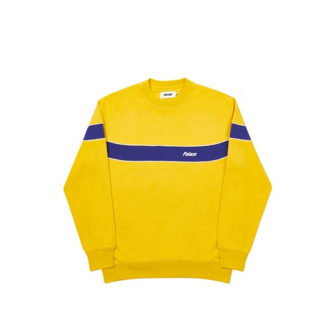 Palace SINGLE CREW YELLOW - Colorway