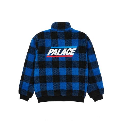 Palace P-LUMBER JACKET BLUE / BLACK