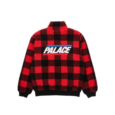 Palace P-LUMBER JACKET RED / BLACK