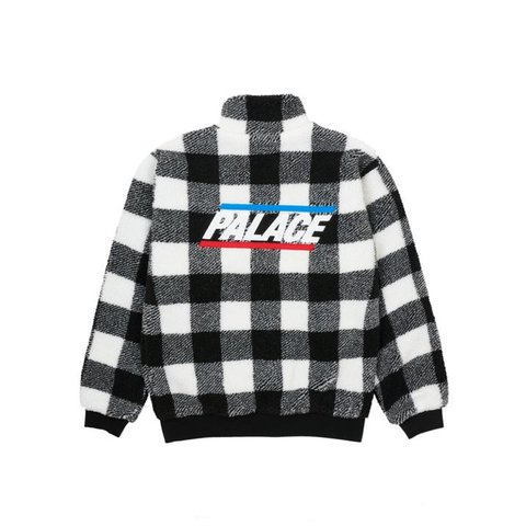 Palace P-LUMBER JACKET WHITE / BLACK