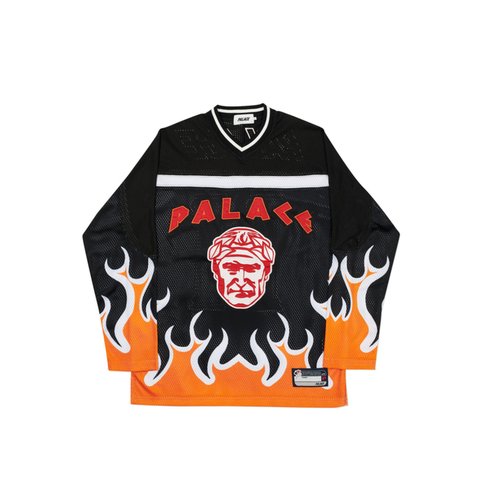 Palace PILLARS JERSEY BLACK - Colorway