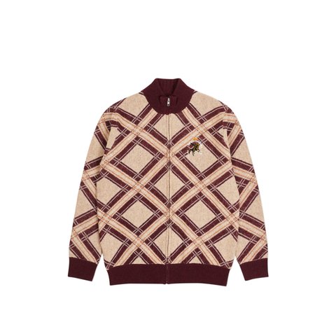 Palace DOUBLE CROSS KNIT CREAM - Colorway