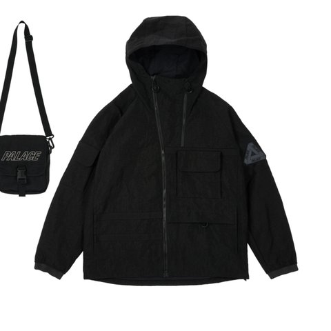 Palace BAG JACKET BLACK - Colorway