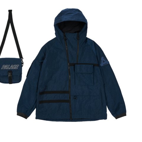 Palace BAG JACKET NAVY - Colorway
