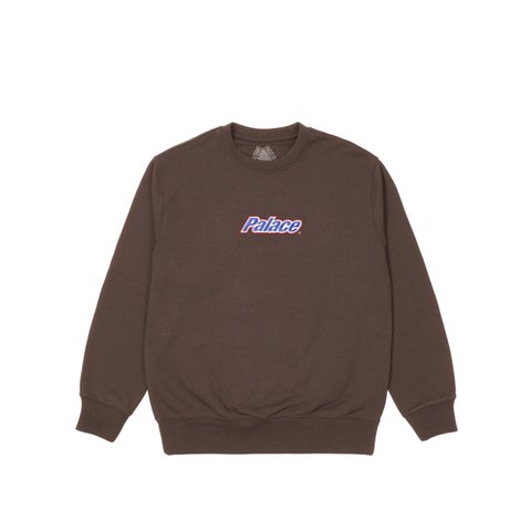 Palace CURRENT CREW BROWN - Colorway
