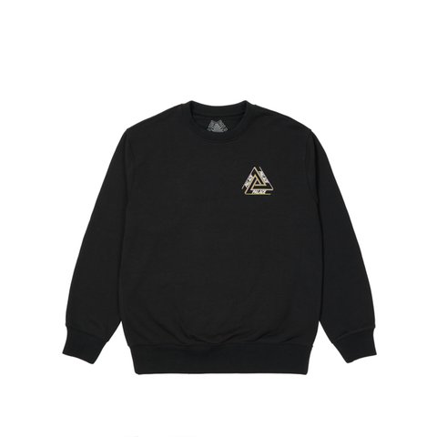 Palace BASICALLY A TRI-FERG CREW BLACK - Colorway