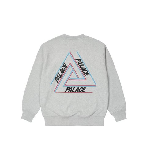Palace BASICALLY A TRI-FERG CREW GREY MARL