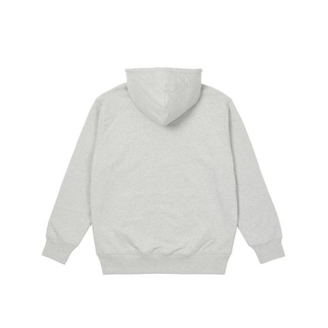 Palace DROP SHOULDER DENIM APPLIQUE HOOD GREY MARL