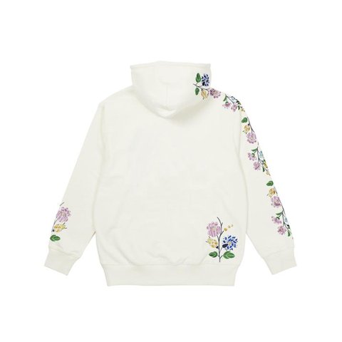 Palace FLOWER STITCH HOOD WHITE