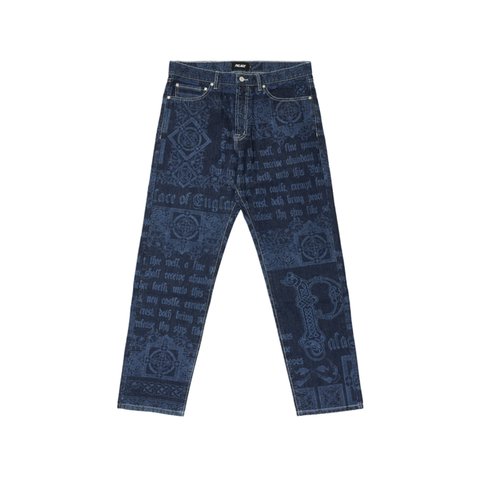 Palace MEDIEVAL TROUSER BLUE - Colorway
