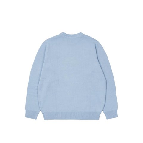 Palace EINE STEIN KNIT BABY BLUE