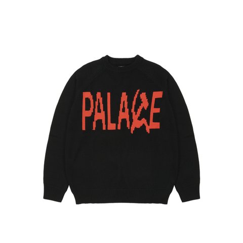 Palace SOLIDARITY KNIT BLACK - Colorway