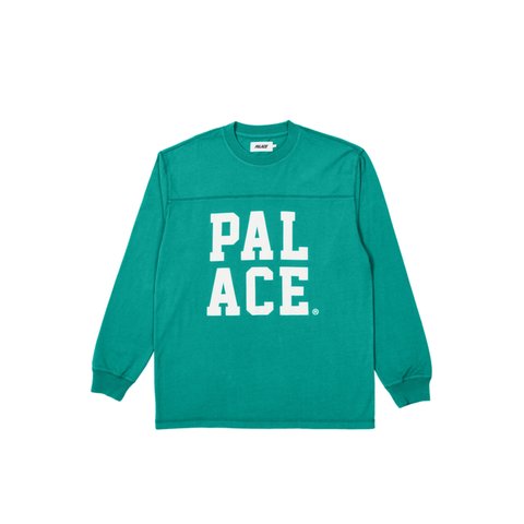 Palace PAL ACE PANEL LONGSLEEVE ICE BLUE - Colorway