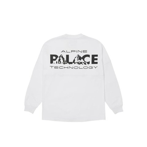 Palace ALPINE TECH LONGSLEEVE WHITE