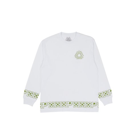 Palace YE OLDE P LONGSLEEVE WHITE - Colorway