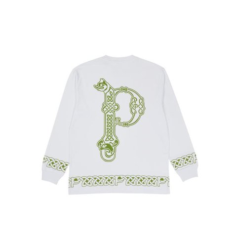 Palace YE OLDE P LONGSLEEVE WHITE