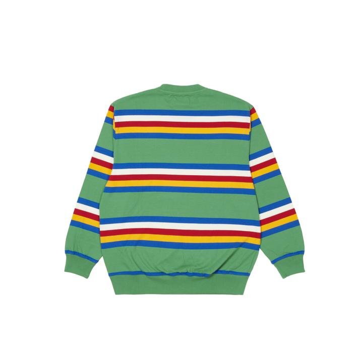 RAINBOW STRIPE LONGSLEEVE GREEN