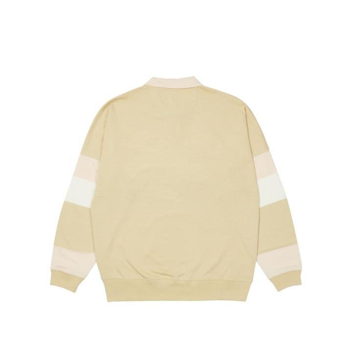 CLASSIC STRIPE DROP SHOULDER POLO CREAMS