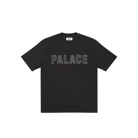 Palace CONTRAST STITCH T-SHIRT BLACK