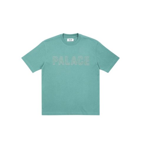 Palace CONTRAST STITCH T-SHIRT ICE BLUE