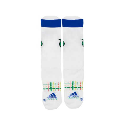 Palace ADIDAS PALACE RUNNING SOCKS WHITE - Colorway