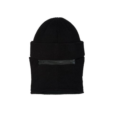 Palace ZIP OFF FACEMASK BEANIE BLACK
