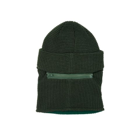 Palace ZIP OFF FACEMASK BEANIE OLIVE
