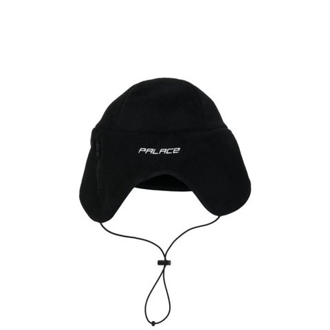 Palace POLAR FLEECE FLAP HAT BLACK