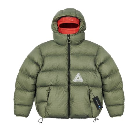 Palace PERTEX BALACLAVA PUFFA OLIVE - Colorway