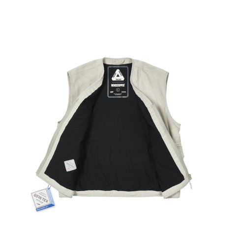 Palace GORE-TEX INFINIUM CORDUROY VEST STONE - Colorway