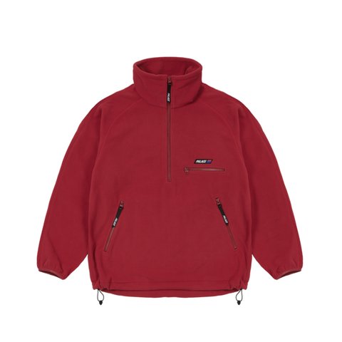 Palace POLAR FLEECE OUTER FUNNEL RED - Colorway