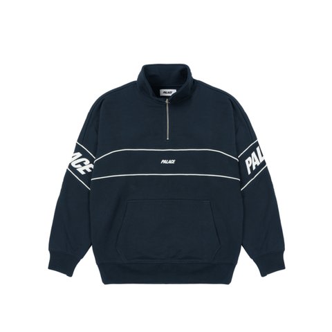 Palace PIPE DROP SHOULDER FUNNEL NAVY - Colorway
