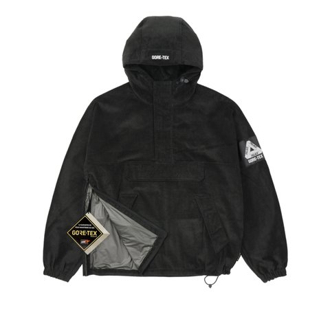 Palace GORE-TEX CORDUROY JACKET BLACK - Colorway