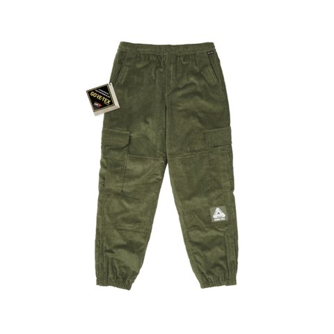 Palace GORE-TEX CORDUROY CARGOS GREEN - Colorway