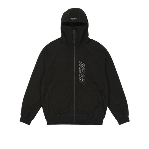 Palace TECH FLEECE HOOD JACKET BLACK - Colorway