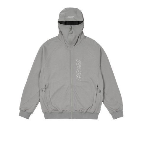Palace TECH FLEECE HOOD JACKET GREY - Colorway
