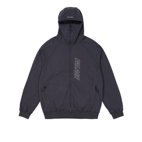 Palace TECH FLEECE HOOD JACKET BLUE - Colorway
