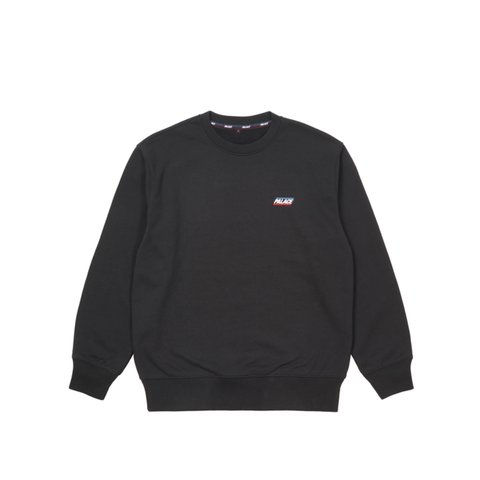 Palace BASICALLY A CREW BLACK - Colorway