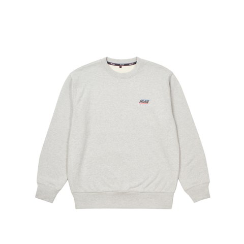 Palace BASICALLY A CREW GREY MARL - Colorway