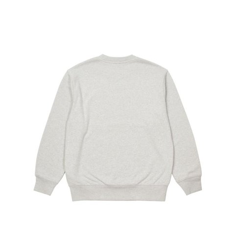 Palace BASICALLY A CREW GREY MARL