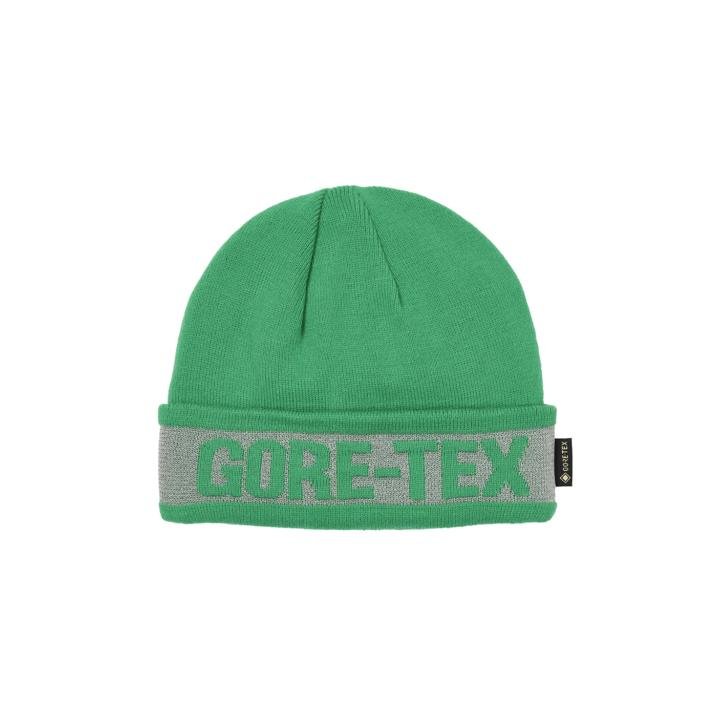REFLECTIVE JACQUARD GORE-TEX BEANIE GREEN