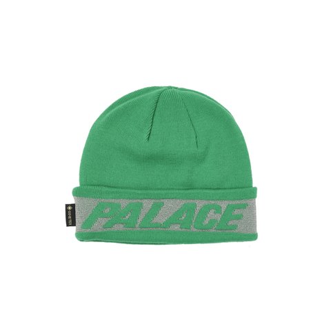 Palace REFLECTIVE JACQUARD GORE-TEX BEANIE GREEN - Colorway
