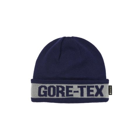 Palace REFLECTIVE JACQUARD GORE-TEX BEANIE NAVY